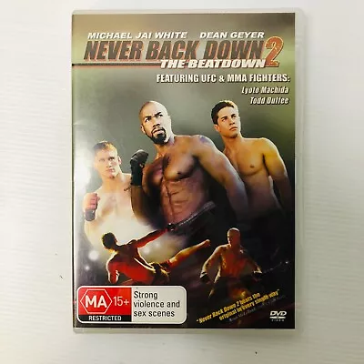 Never Back Down 2 DVD Movie Region 4 MMA Fighting Dean Guyer • $19.97