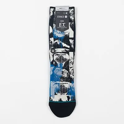 £13.59 • Buy Mens STANCE X E.T. Phone Home Collaboration Socks In BLACK