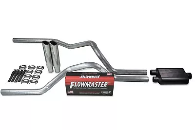 97 - 01 FORD F150 Truck Mandrel Bent Dual Exhaust W/ Flowmaster Muffler • $251.95