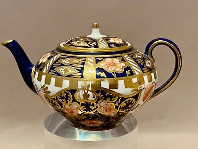 RARE Royal Crown Derby Toy TEAPOT Miniature Pattern 6299 Date Stamp 1915 • $95