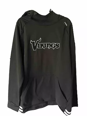 UNRL X Minnesota Vikings Crossover Black Hoodie Size 3XL • $34