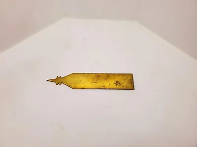 Brass Toeplate 4-1/4x7/8  Inlay Flintlock Longrifle Gunsmith Percussion Parts • $9.99