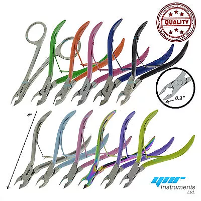 Cuticle Nippers Nail Clippers Cutters Manicure Skin Remover Care Tool New -YNR® • £3.99