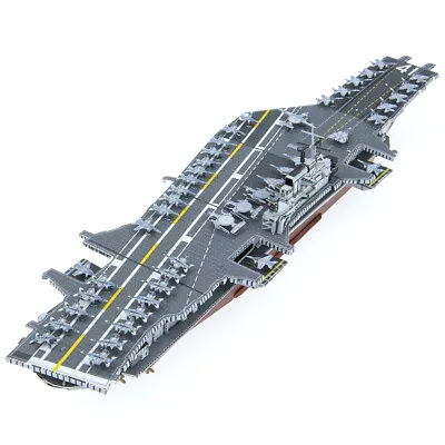 Fascinations ICONX USS MIDWAY US Naval Aircraft Carrier 3D Metal Earth Model Kit • $20.95