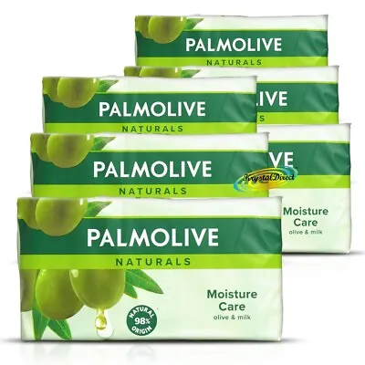 18 Bars Of Palmolive Naturals Moisture Care Olive & Milk Soap 90g • £14.99