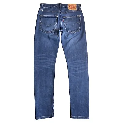 Levis 512 Slim Taper Stretch Jeans Mens Tag 30x32 Faded Blue (30x30) • $24.97