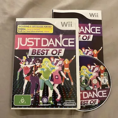 Just Dance Best Of Nintendo Wii Game + Manual PAL • Dance Wii Games *FREE POST* • $14.75