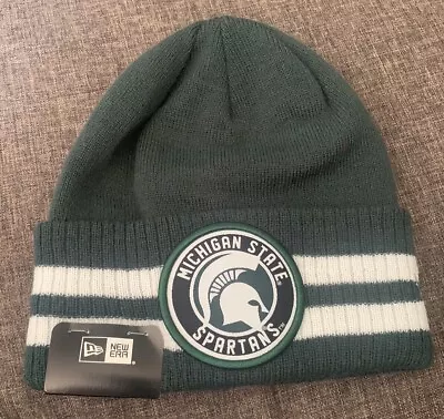 Michigan State Spartans New Era Winter Hat/ Cuffed Beanie Green Adult One Size • $18.95