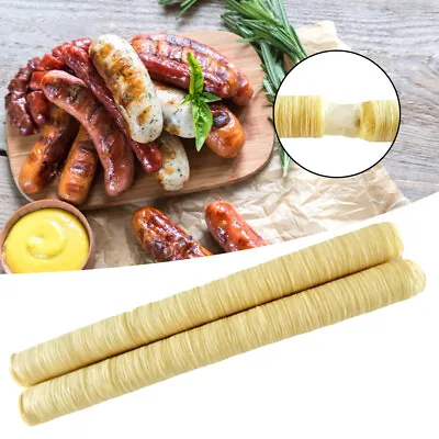 $13.40 • Buy Collagen Casings Natural Casings For Home Sausage Making Cooked And Smoked 26mm