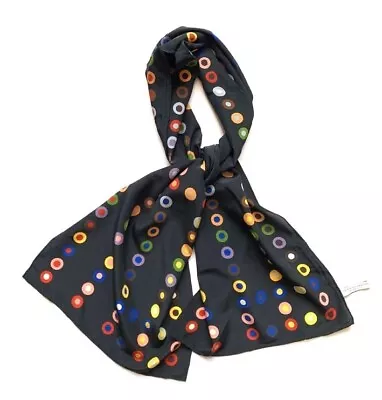 GETTY MUSEUM - French Dot Pattern - Women's Scarf - Black - 100% Silk • $49