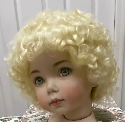 BABY LAUREN Mohair WIG Ash Blond Sz 11-12 For All Type Of DOLLS Antique/modern • $28.50