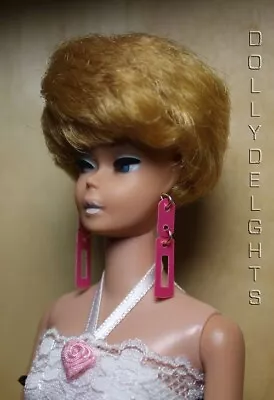 Reproduction Print Aplenty Earrings Made For Vintage Barbie • $12.99