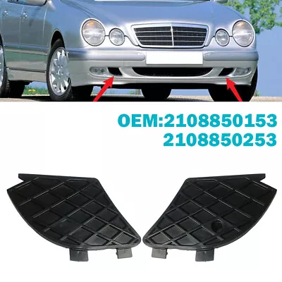 For Mercedes Benz E-Class W210 1999-2003 Left+Right Front Bumper Cover Grilles • $15.45