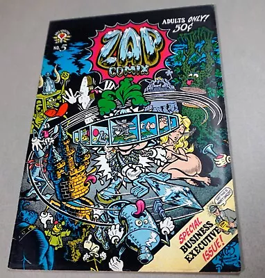 Underground Comix-Zap #5 First Printing-R Crumb-S Clay Williams-Shelton-70-CBKN • $20