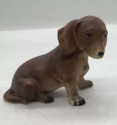 Vintage Lefton Dachshund Dog Figurine  • $15.99