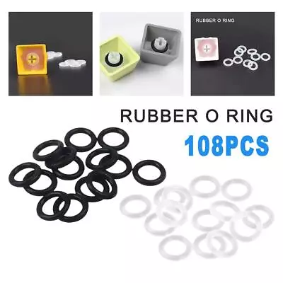 108pcs Keycap Mute Silencer O-Rings Switch Dampener Keyboard For Mechanical G6S8 • $11.67