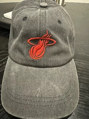 Miami Heat Hat Cap Mens Season Ticket Holder Red Vintage Rare Section NBA • $14.97