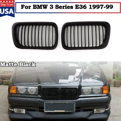 For BMW M3 E36 3 Series Coupe Sedan 97-99 Front Kidney Bumper Hood Kidney Grille • $27.54