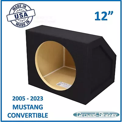 2005 - 2023 Ford Mustang Convertible 12  Sealed Sub Box Subwoofer Enclosure • $250