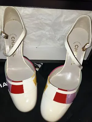 Chanel Vintage Classic Sling Back Shoes 38B NEW $425 • $350