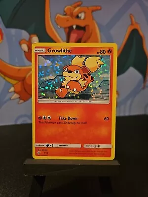 Growlithe 1/12 2018 McDonalds Promo Holo Pokemon TCG Card Pokemon MP • $5