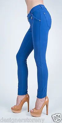 MET In Jeans K-FIT/J Blue Stretch Pants Slim Fit Plush Trousers Low-waist • $14.99