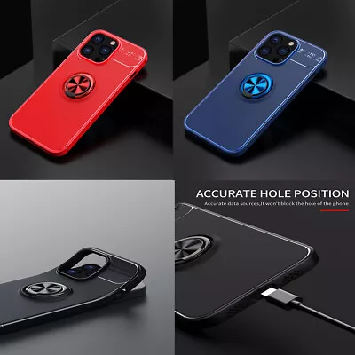 Case For Samsung J4 J6Plus J6 J4 Luxury Bracket Back Case Protective Phone Cover • $12.64