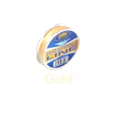 Fishing Rod / Ring / Eyes Whipping Thread 25 M Gold / Yellow • £4.92