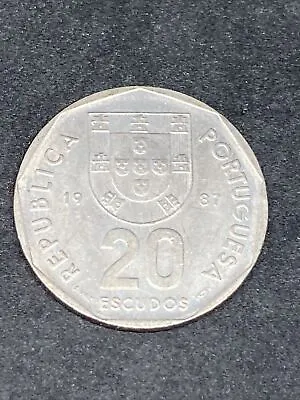 $1.22 • Buy 1987 Portuguese 20 Escudo Coin
