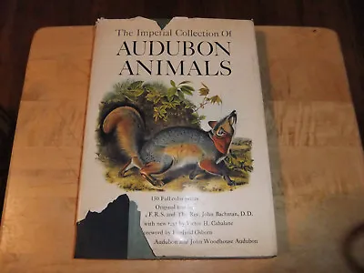 1967 Imperial Collection Of Audubon Animals: Quadrupeds Of North America HC BOOK • $12.88