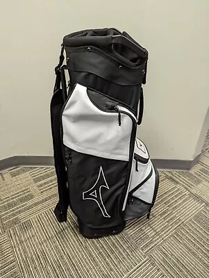 New Mizuno Lw-c Cart Golf Bag - Black/white • $200