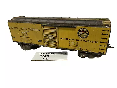 Marx Prewar Tin #35461 Southern Pacific Reefer Car   O/O-27 Model Toy  Trains • $24.99