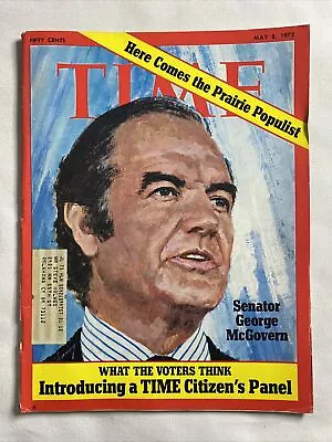 1972 May 8 Time Magazine Senator George McGovern (MH871) • $25.99