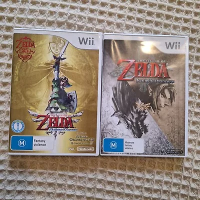 The Legend Of Zelda Twilight Princess Nintendo & Skyward Sword Wii Anniversary • $59.95