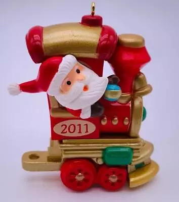 2011 Choo-Choo Cheer Hallmark Miniature Ornament Santa's Holiday Train Size: 1  • $9.49