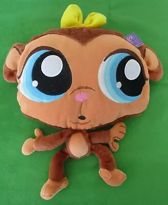 Hasbro Littlest Pet Shop Lps 15  Plush Monkey Decorative Pillow - 2008 • $7.99