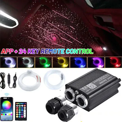 500-1200 Fiber Optic Car Home Headliner Twinkle Meteor Shooting Star Light Kit • $79.99