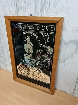 Alfons Mucha Monaco Monte Carlo Mirror Art Very Rare Vintage  • £84.25
