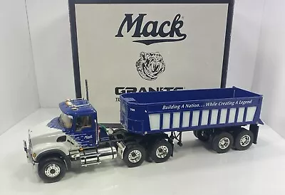 FIRST GEAR 1/34 Scale MACK GRANITE W/DUMP TRAILER”Very Detailed & Rare • $169.99