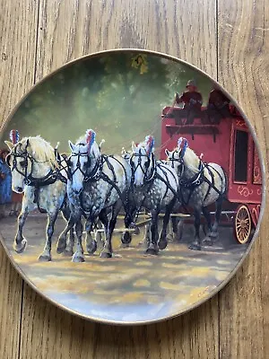 JULY Horses For All Seasons Collectors Plate Chris Cummings Danbury Mint COA • £4.99