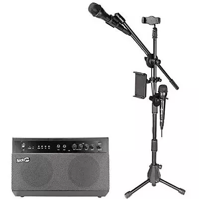 RJKSK-BK Premium Performer 100-watt Bluetooth Karaoke Machine & PA • £130.03