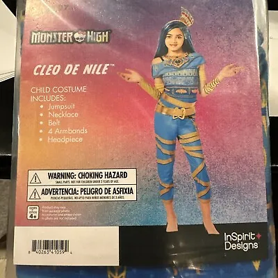 Halloween Costume NEW Monster HIgh Cleo De Nile Small Medium Or Large • $17.88