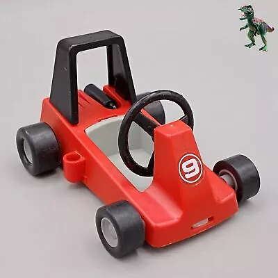 Playmobil Go Kart Red Racing Car Vehicle Vintage 3575 • $9.49