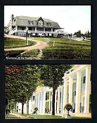 C8 Manchester Vt. 2pcs. Vintage The Equinox - The Country Club Panorama Unused • $7.49