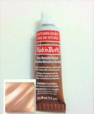 Rub N Buff Original Metallic Gilding Wax Permanent Wooden Frame Paste Metal 15ml • £10.99