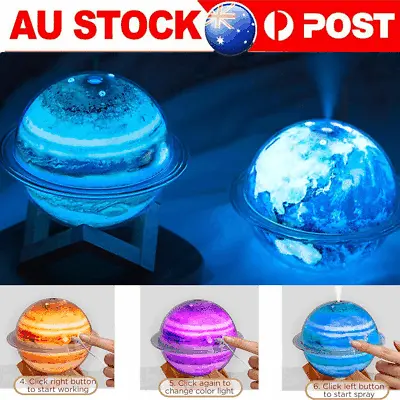 USB Car Air Purifier Diffuser Aroma Oil Humidifier Mist Led Night Light Home AU • $24.90