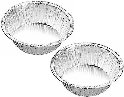 £87.99 • Buy 250 X Round Small Deep Foil Pie Dishes Case Tart Patty Mince Baking Packaging