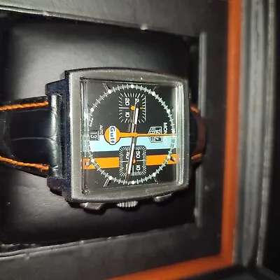 Tag Heuers Monaco Gulf Vintage • £4995