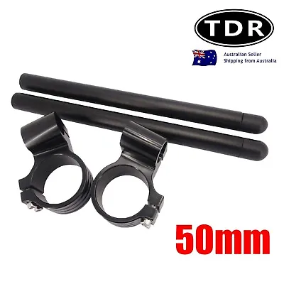 2xLift 50mm Handle Bar Clip On Yamaha YZFR1 YZFR6 YZF R6 R1 1998 1999 2000-2010 • $47.66