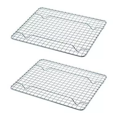 2 Cooling Racks Wire Rack Pan Oven Kitchen Baking Cooking Pan Frying 8 X 10 Each • $12.99